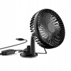 AUTOMOBILOVÝ VENTILÁTOR S PRÍSAVKOU PRENOSNÝ USB OTOČNÝ USB VENTILÁTOR