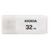 32 GB. USB 2.0 kľúč . KIOXIA Hayabusa U202, biely LU202W032GG4
