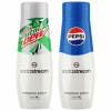 SODASTREAM Pepsi + Mountain Dew Diet sada sirupov pre saturátor 2 ks