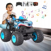 RC AUTO NA DIAĽKOVÉ OVLÁDANIE PRE DETI 2.4GHZ MONSTER TRUCK LED 360° MODRÉ