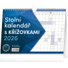 Stolní kalendář s křížovkami 2026 - stolní kalendář