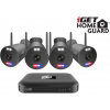 iGET HGNVK109104 - kamerový Wi-Fi set, 3K rozlišení, 10CH NVR + 4x kamera se zvukem, IR + LED,CZ app 75020571
