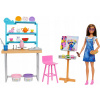 Sada Barbie Mattel Relax & Create Umelecká dielňa
