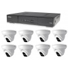 Kamerový set 1x AVTECH DVR DGD1009AV a 8x 2MPX Dome kamera AVTECH DGC1004XFT + 4x napájací zdroj ZADARMO!