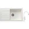 Súprava granitový drez Blanco Legra XL 6 S 523328, kuchynská batéria Blanco Mida 519418