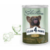 CLUB 4 PAWS Premium Selection - Jemná paštéta s kuracím a morčacím mäsom 400g