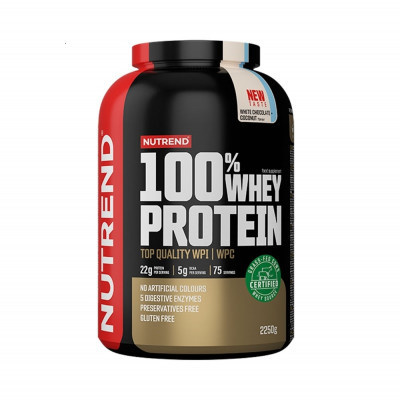 Nutrend 100% Whey Protein 2250 g banana strawberry