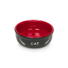 Nobby Cat keramická miska 13,5 cm čierna