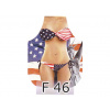 Kuchynská Zástera Polyester - motív Žena Amerika Socha Slobody