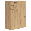 Carryhome KOMODA, dub artisan, 80/115/40 cm - Predsieňové programy - 002427022132
