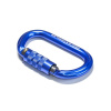 Karabína horolezecká oválna, twist lock, 111mm, 25kN, dural 7075 2612T