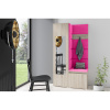 Signal Predsieňová stena AMI 13 Ružová Dub sonoma So zrkadlom