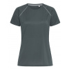 Active 140 Team Raglan Women , white, S Farba: Granite Grey, Velkost: L