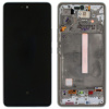 Přední kryt Samsung A536 Galaxy A53 5G Black černý LCD dotyková deska