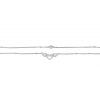 Šperky Nina - Strieborný náhrdelník „Tri srdce“ 925/1000 – romantický design - nahr ag H 002 (Strieborný náhrdelník „Tri srdce“ 925/1000 – romantický design - nahr ag H 002)