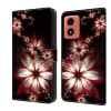 Peňaženkové 3D puzdro Shockproof na Motorola Moto G04/ G24 - Úžasné kvety