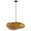 IMMAX BOHO HILO designové závesné svietidlo, D60cm, E27, bambus