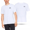Under Armour Sportstyle Left Chest SS pánske tričko biele čierne