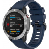 Fixed Silicone Strap silikónový remienok pre Garmin QuickFit 22mm, modrý FIXSST-QF22MM-BL