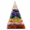 AWM Orgonit Pyramída - Sedem Čakier Kvet Života - 7,5cm 1ks