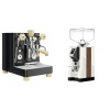 Lelit Bianca PL162T V3, black + Eureka Mignon Specialita, WD white, walnut