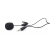 Clip-on microphone, GEMBIRD MIC-C-01, black