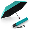 Knirps U.200 Duomatic Turquise with black - plne automatický dáždnik s UV ochranou