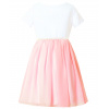 Fashionkids Dievčenské šaty ZARA M/421 Farba: Ružová, Veľkosť: 128
