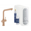 Grohe Blue Home - Drezová batéria s chladiacim zariadením a filtráciou, kefovaný Warm Sunset 31454DL1
