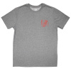 Tričko Korn - Mini Red Logo Šedá M