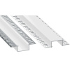 AL-PROFIL HIRO biely 3M (10-0831-30) – Zapustený hliníkový profil