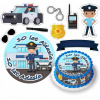 DIGITÁLNA TLAČ Opłatek na tort POLÍCIA POLICAJT 997 + POSTAVY + TEXT 2