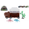 Teddies Auto nákladné dinosaurus s doplnkami 16x7cm 3 druhy 6ks v boxe