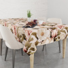 Obrus, štóla s motívom kvetov pivónie v jemných tónoch Šírka: 130 cm | Dĺžka: 170 cm