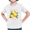 Limoncello La Dolce Vita - Citrón Lemon - detské tričko s potlačou - Tričkový | 9 | 11 | Biela