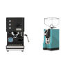 Profitec GO, black + Eureka Mignon Specialita, CR tiffany blue