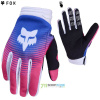 Fox Yth 180 Collect glove detské rukavice, blue pink, YXS