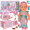 WOOPIE ROYAL Detská bábika 36 cm Morská panna Interaktívna XXL sada pre opatrovateľku 18in1