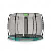 EXIT TOYS Exit Allure Classic prízemnná trampolína s ochrannou sieťou 305 cm, zelená farba