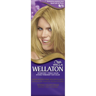 Wella Krémová farba na vlasy Wellaton 9/1 Extra svetlá popolavá blond