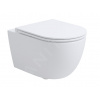 KIELLE OUDEE 52,5cm WC závesné RIMLESS VORTEX+, so sedadlom SoftClose, biela, 30102006