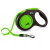 Vodítko Flexi New Neon M páska 5 m (do 25 kg) zelená