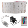 LED sada: pás 18W 5m IP20 RGB ovládač, diaľkové ovládanie, napájací zdroj