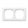 ABB SWING L Rámeček 3901J-A00020 B1 dvojnásobný, pro vodorovnou i svislou montáž, jasně bílá