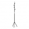Autronic Věšák stojanový, výška 179 cm, kovová konstrukce, černý matný lak, nosnost 6 kg 80001-01 BK