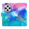 Flip pouzdro iSaprio na mobil Xiaomi Redmi 14C / Poco C75 - BluePink Paint s kapsičkami na karty (Knížkové flipové pouzdro iSaprio pro mobil Xiaomi Redmi 14C / Poco C75 - BluePink Paint - elegantní ob