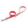 Firedog BioThane Vodítko 19 mm 1,2 m s rúčkou & D-krúžkom červené