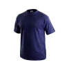CXS CXS Tričko DANIEL, krátký rukáv, tmavo modré - 2XL Tmavá-Modrá, 2XL