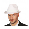 Biely gangsterský klobúk