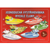 Jednoduchá vystřihovánka rychlé čluny